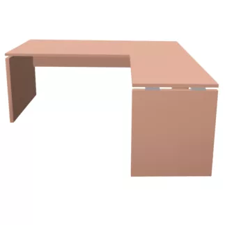 XENION│Bureau de direction avec retour │Coloris à choix