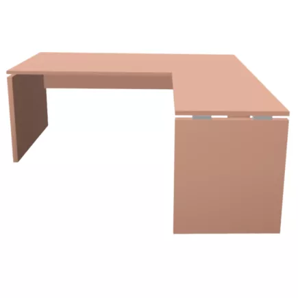 XENION│Bureau de direction avec retour │Coloris à choix