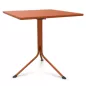 DOLCE│Table carrée à plateau basculant verrouillable H74 cm│Coloris à choix