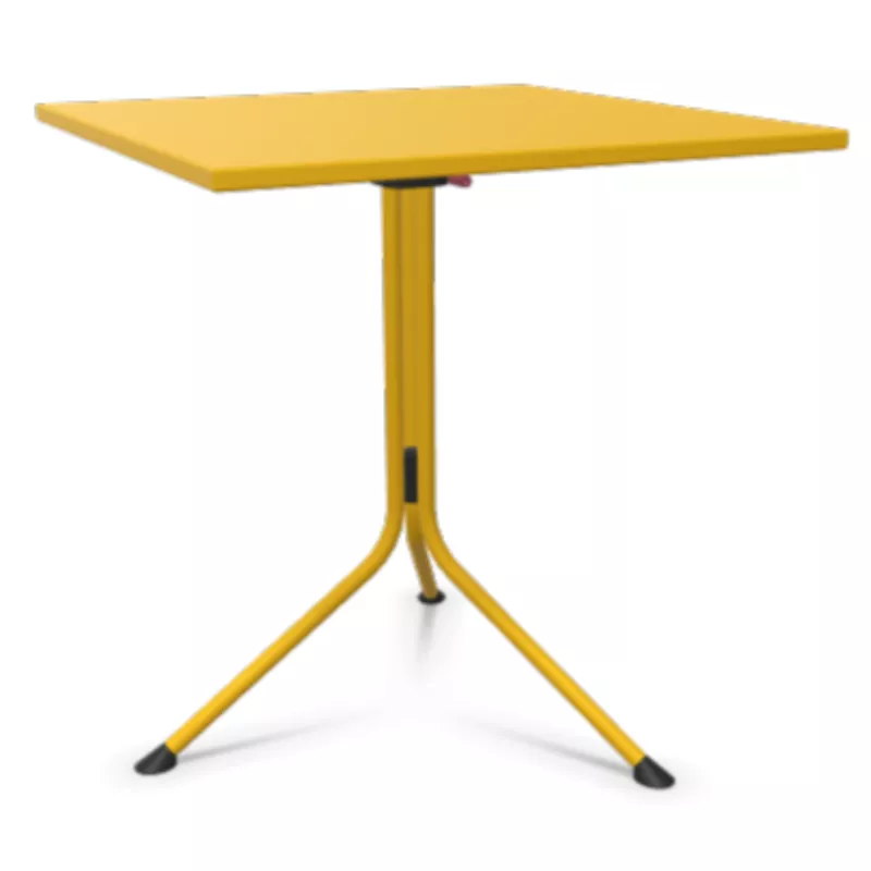 DOLCE│Table carrée à plateau basculant verrouillable H74 cm│Coloris à choix