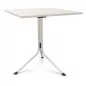DOLCE│Table carrée à plateau basculant verrouillable H74 cm│Coloris à choix
