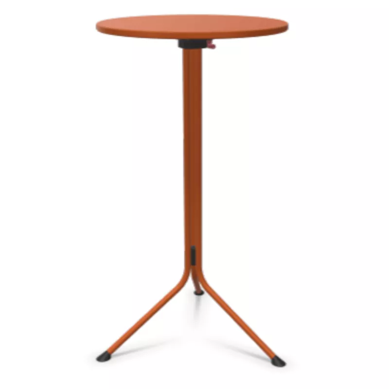 DOLCE│Table haute ronde à plateau basculant verrouillable H111 cm│Coloris à choix