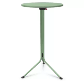 DOLCE│Table haute ronde à plateau basculant verrouillable H111 cm│Coloris à choix