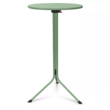 DOLCE│Table haute ronde à plateau basculant verrouillable H111 cm│Coloris à choix