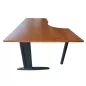 IDOL│Bureau retour à gauche L180/80xP120/60│Pommier de France/Gris anthracite