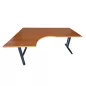 IDOL│Bureau retour à gauche L180/80xP120/60│Pommier de France/Gris anthracite