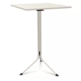 DOLCE│Table haute pliante - plateau carré H111 cm│Coloris à choix