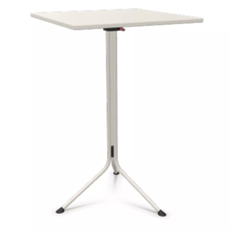 DOLCE│Table haute pliante - plateau carré H111 cm│Coloris à choix