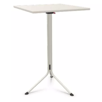 DOLCE│Table haute pliante - plateau carré H111 cm│Coloris à choix