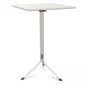 DOLCE│Table haute pliante - plateau carré H111 cm│Coloris à choix
