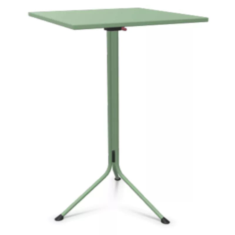 DOLCE│Table haute pliante - plateau carré H111 cm│Coloris à choix