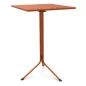 DOLCE│Table haute pliante - plateau carré H111 cm│Coloris à choix