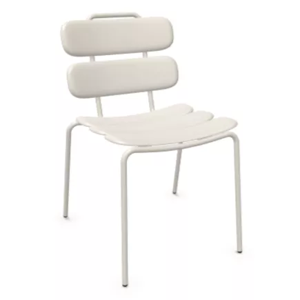 DOLCE│Chaise monochrome sans accoudoirs│Coloris à choix