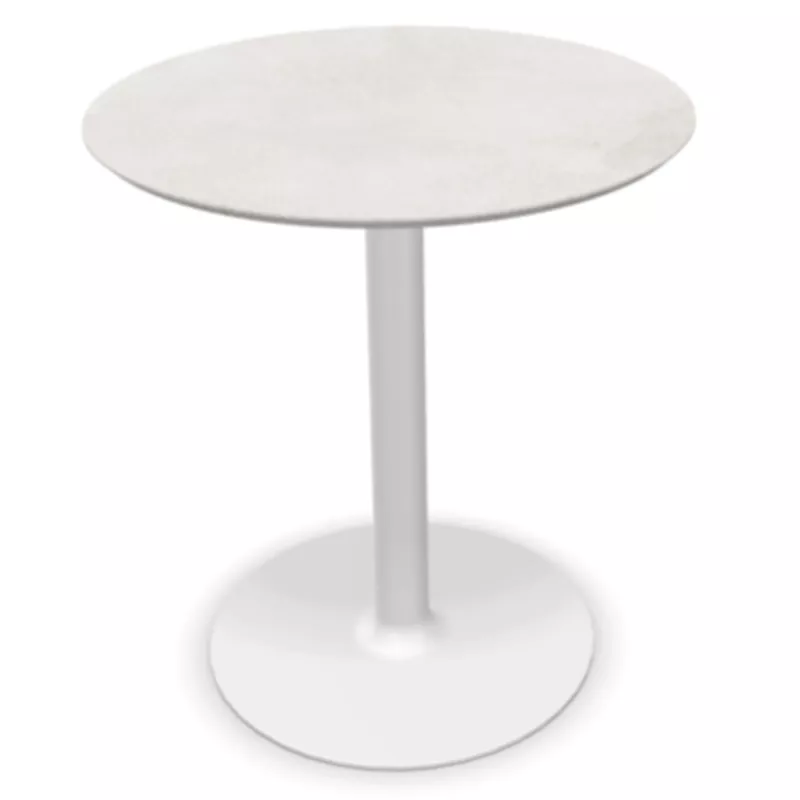 CHILL│Table ronde - plateau en matériaux recyclés H71,7 cm │Coloris à choix