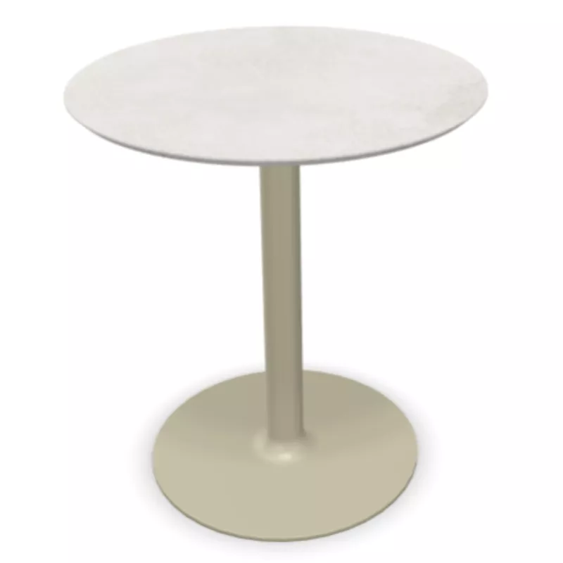 CHILL│Table ronde - plateau en matériaux recyclés H71,7 cm │Coloris à choix