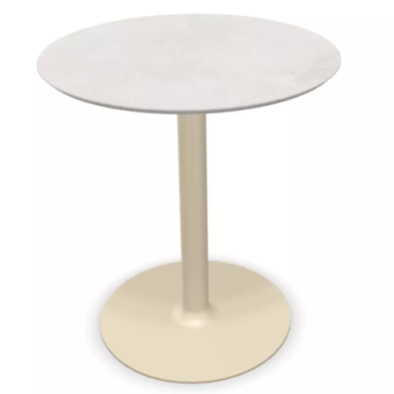 CHILL│Table ronde - plateau en matériaux recyclés H71,7 cm │Coloris à choix