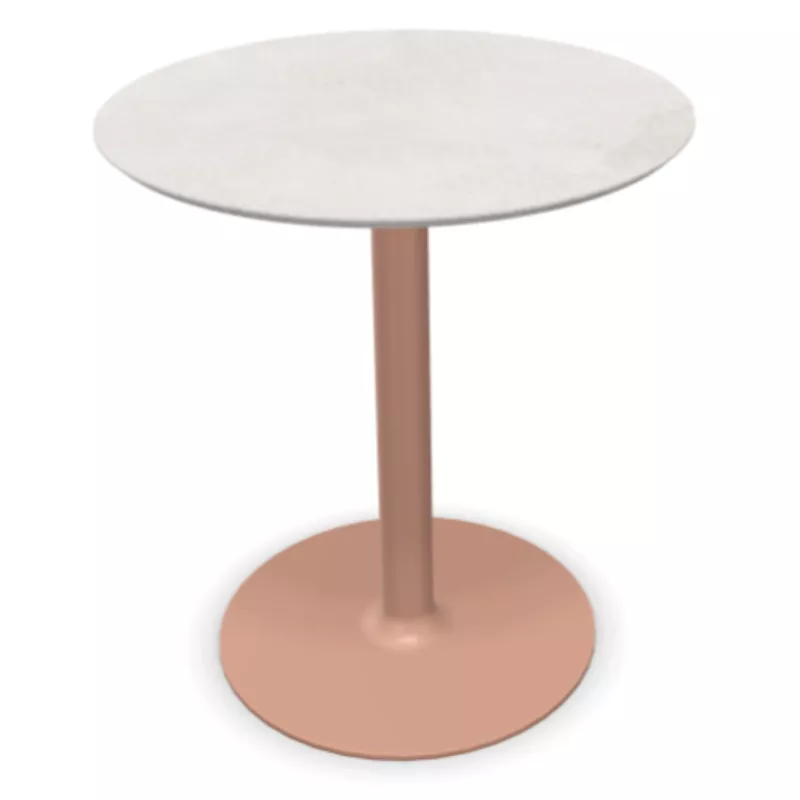 CHILL│Table ronde - plateau en matériaux recyclés H71,7 cm │Coloris à choix