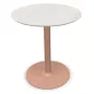 CHILL│Table ronde - plateau en matériaux recyclés H71,7 cm │Coloris à choix