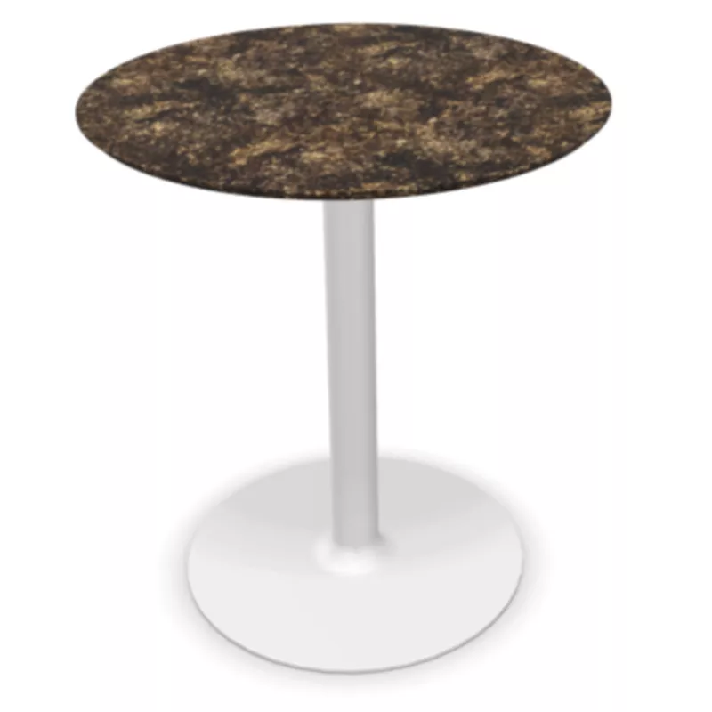 CHILL│Table ronde - plateau en matériaux recyclés H71,7 cm │Coloris à choix