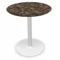 CHILL│Table ronde - plateau en matériaux recyclés H71,7 cm │Coloris à choix
