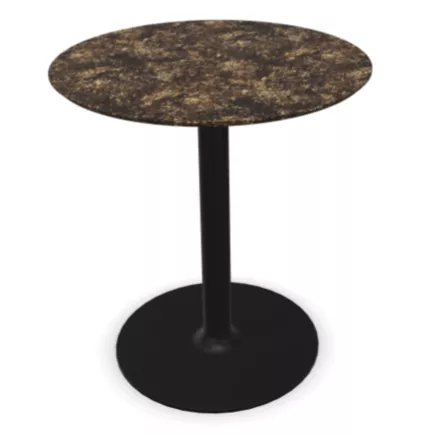 CHILL│Table ronde - plateau en matériaux recyclés H71,7 cm │Coloris à choix