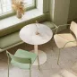 CHILL│Table ronde - plateau en matériaux recyclés H71,7 cm │Coloris à choix