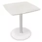 CHILL│Table carrée cintrée - plateau en matériaux recyclés H71,7 cm │Coloris à choix