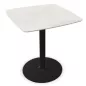 CHILL│Table carrée cintrée - plateau en matériaux recyclés H71,7 cm │Coloris à choix
