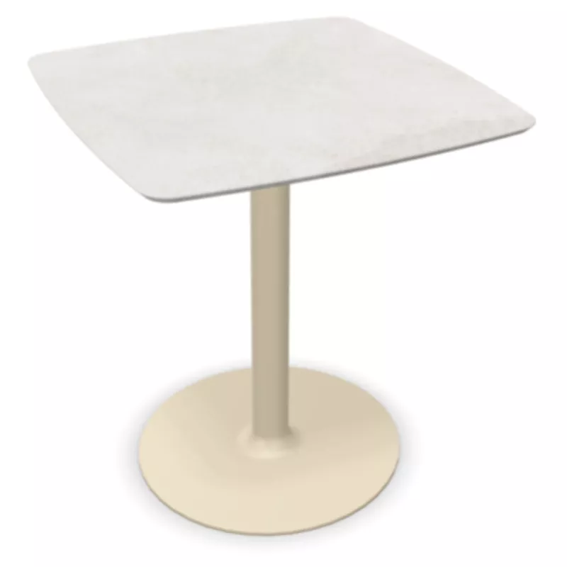 CHILL│Table carrée cintrée - plateau en matériaux recyclés H71,7 cm │Coloris à choix CHILL│Table carrée cintrée - plateau en matériaux recyclés H71,7 cm │Coloris à choix