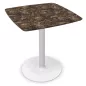 CHILL│Table carrée cintrée - plateau en matériaux recyclés H71,7 cm │Coloris à choix CHILL│Table carrée cintrée - plateau en matériaux recyclés H71,7 cm │Coloris à choix