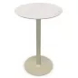 CHILL│Table haute ronde - plateau en matériaux recyclés H102,7 cm │Coloris unicolore à choix