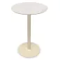 CHILL│Table haute ronde - plateau en matériaux recyclés H102,7 cm │Coloris unicolore à choix