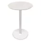 CHILL│Table haute ronde - plateau en matériaux recyclés H102,7 cm │Coloris unicolore à choix