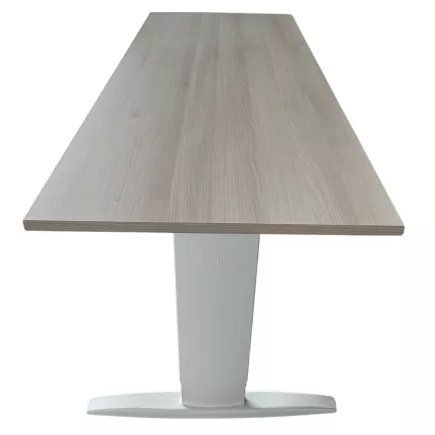 ACAOL│Bureau droit L160 x p70 cm│Acacia/Blanc