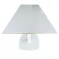 DIAMANTA│Table de conférence Tonneau 200x90│Blanc laqué/blanc