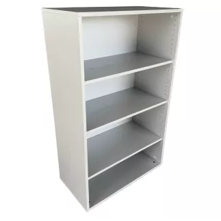 SANMA│Armoire ouverte H134 cm - 4 hauteurs│Gris clair
