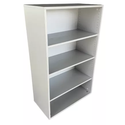 SANMA│Armoire ouverte H134 cm - 4 hauteurs│Gris clair