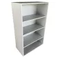 SANMA│Armoire ouverte H134 cm - 4 hauteurs│Gris clair SANMA│Armoire ouverte H134 cm - 4 hauteurs│Gris clair