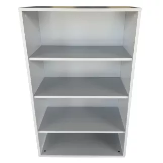 SANMA│Armoire ouverte H134 cm - 4 hauteurs│Gris clair