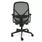SOREN│Fauteuil de travail structure noire avec accoudoirs - dossier résille│Coloris à choix