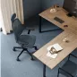 SOREN│Fauteuil de travail structure noire avec accoudoirs - dossier résille│Têtière avec cintre│Coloris à choix