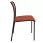 ARIA│Chaise de collectivité sans accoudoirs - dossier résille│Coloris à choix