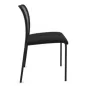 ARIA│Chaise de collectivité sans accoudoirs - dossier résille│Coloris à choix