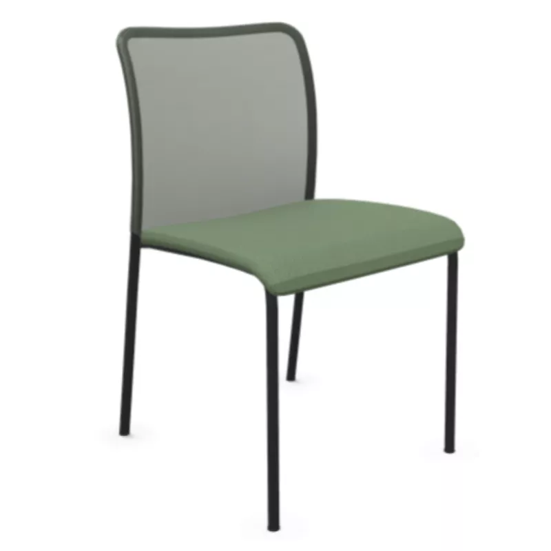 ARIA│Chaise de collectivité sans accoudoirs - dossier résille│Coloris à choix