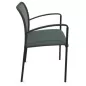 ARIA│Chaise de collectivité avec accoudoirs - dossier résille│Coloris à choix