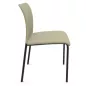 ARIA│Chaise de collectivité sans accoudoirs - dossier tapissé│Coloris à choix