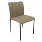 ARIA│Chaise de collectivité sans accoudoirs - dossier tapissé│Coloris à choix