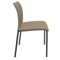 ARIA│Chaise de collectivité sans accoudoirs - dossier tapissé│Coloris à choix