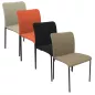 ARIA│Chaise de collectivité sans accoudoirs - dossier tapissé│Coloris à choix