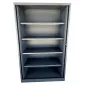 NAVERTO│Armoire rideaux L120xH198 cm│Acier gris anthracite